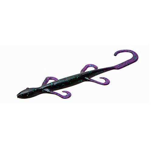 Zoom 033005 Magnum Lizard , 8", 9Pk, Junebug (061986)