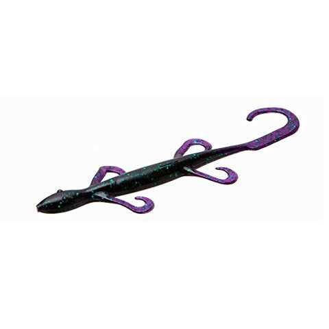 Zoom 033005 Magnum Lizard , 8", 9Pk, Junebug (061986)