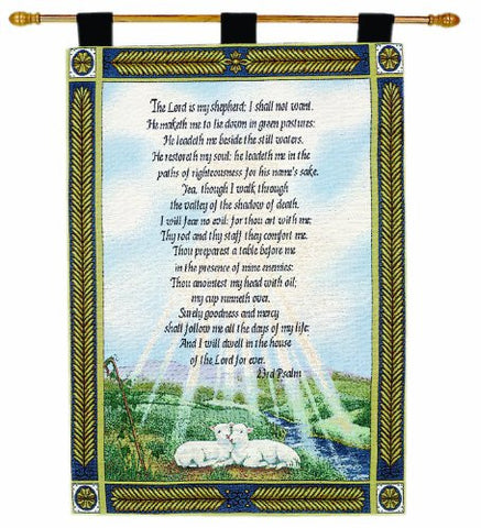 23RD PSALM-26X36 WALLHANGING