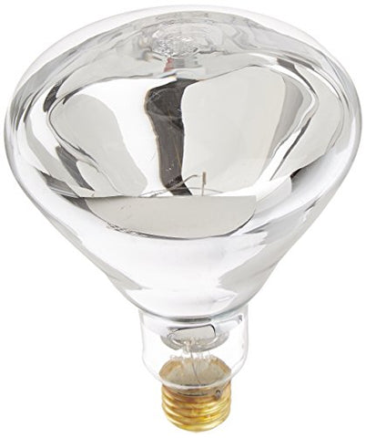 250W BR40 HEAT LAMP CLEAR E26 130V