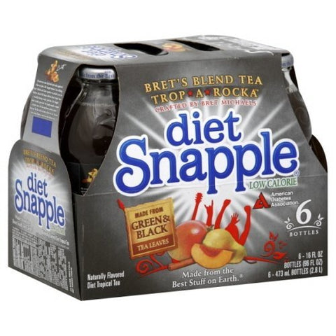 Snapple Diet Tropical Tea 24 Count 16 Oz