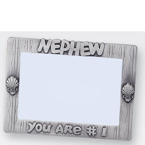 6"x4" Pewter Frame - Nephew, you are #1