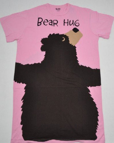 Lazy One  Nightshirts, Bear Hug, Pink