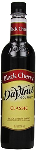 DaVinci Gourmet Classic Syrups  Black Cherry Plastic Bottle 750 ml