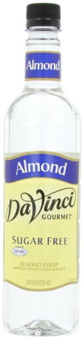 DaVinci Gourmet Sugar Free Syrups Almond Plastic Bottle 750 ml