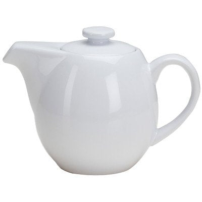 3-4 Teapot w/ Infuser, White 24 oz