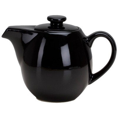 3-4 Teapot w/ Infuser, Black 24 oz