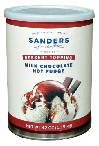 Dessert Toppings, Milk Chocolate Hot Fudge Topping, 42 oz Tin
