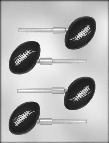 Football 2⅝" Sucker Chocolate Mold