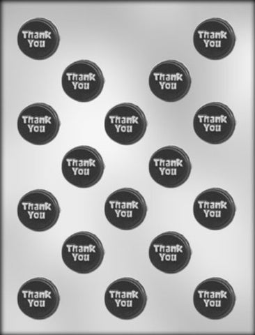 Thank You Mint 1" Chocolate Mold