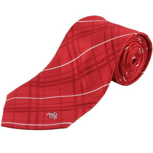 Ohio State Buckeyes Tie Oxford Woven Silk