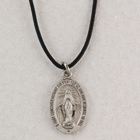 Pewter Miraculous Medal With