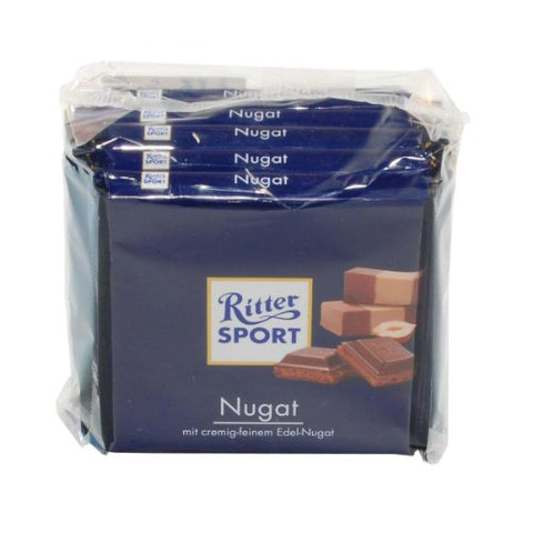 Ritter Nougat Praline Chocolate Bar, 3.5 oz