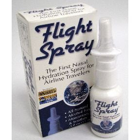 Flight Spray- Homeopathic NASAL HYDRATION for airplane travel - 0.5 oz. BOXED