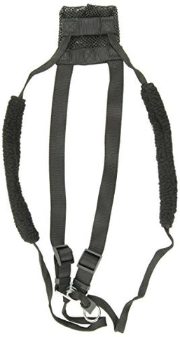 YUP! Nylon Non Pulling Dog Harness, Large/X-Large, Black