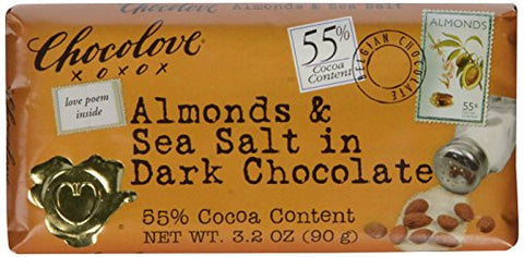 Chocolove - Dark Chocolate Bar Almonds & Sea Salt