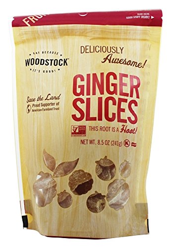WOODSTOCK Commodities - Natural Ginger Slices, Unsulphured 8.5oz