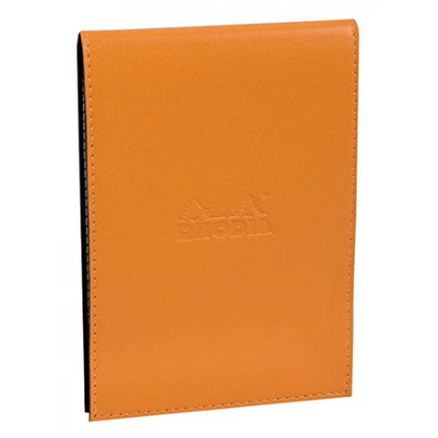 Rhodia Pad Holder Orange with Orange Graph Pad, 4 ½ x 6 ¼