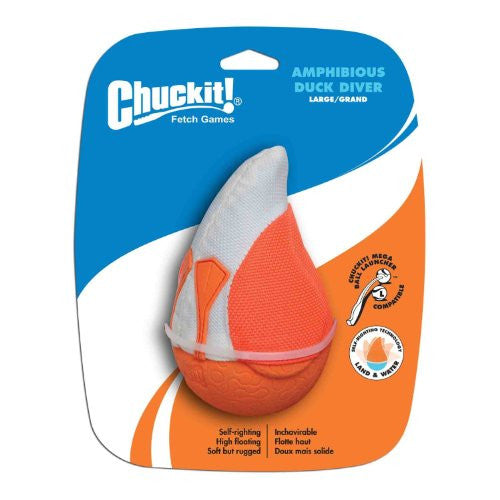 Chuckit Large Amphibious Duck Diver (Colors Vary)