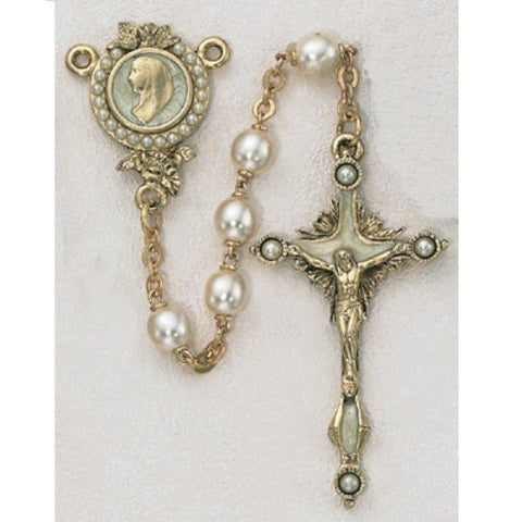 7mm Pearls of Mary Rosary