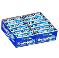 Breath Savers Peppermint Mints 12 Piece Packs 24 Count