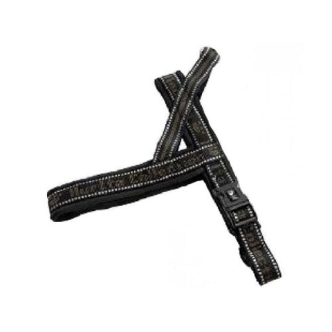 Padded Harness - Black, Size 32"