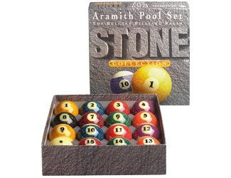 Pool Aramith Stone Set 2 1/4'' (Granite Look)