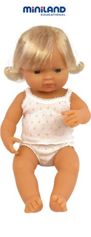 Baby Doll Caucasian Girl (38 cm, 15")