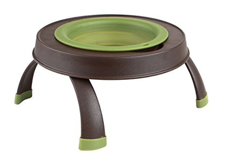 Single Elevated Feeder SM (12oz) - GREEN