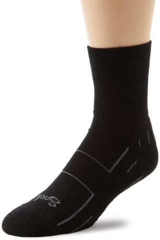 Wooligan 4" Men's Socks - Small/Medium, Black