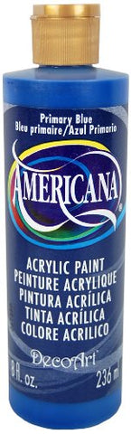Americana Acrylic Paint - Primary Blue, 8 oz