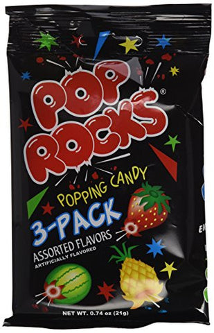 Pop Rocks 3 Pack Assorted