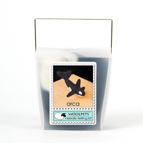 Orca Wool Needle Felting Craft Kit