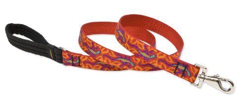 Lupine 1" Originals Collection - Go Go Gecko, 4' Padded Handle Lead