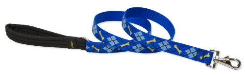 Lupine 1" Originals Collection - Dapper Dog, 4' Padded Handle Lead