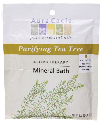 Aura Cacia Mineral Bath, Purifying Tea Tree, 2.5 oz