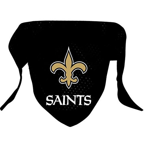 NFL Slip Over Pet Bandanas NO SAINTS, L