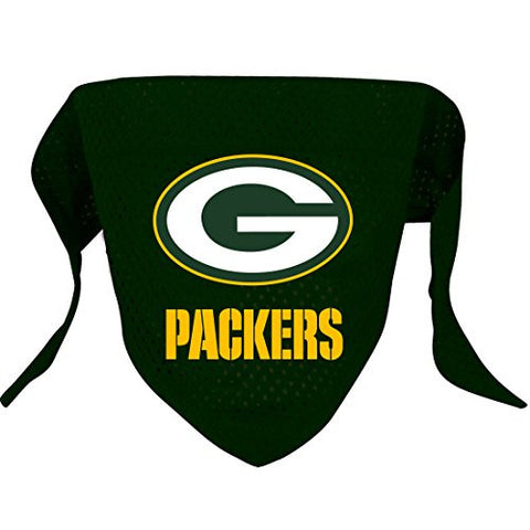 NFL Slip Over Pet Bandanas GB PACKERS, L