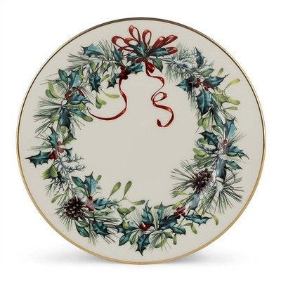 WINTER GREET BUTTER PLATE