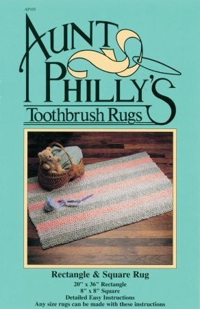 Aunt Philly's Toothbrush Rugs Rectangle/Square Rug