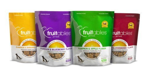 Fruitables Pumpkin and Banana - 7 oz. Bags
Fruitables Pumpkin and Blueberry - 7 oz. Bags
Fruitables Pumpkin and Apple - 7 oz. Bags
Fruitables Pumpkin and Cranberry - 7 oz. Bags