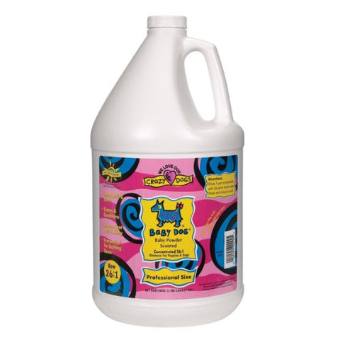 Crazy Dog Baby Powder Shampoo 26:1 Gallon