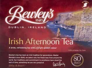 Bewley’s Irish Afternoon Tea Bags 80 ct, 8.8 oz