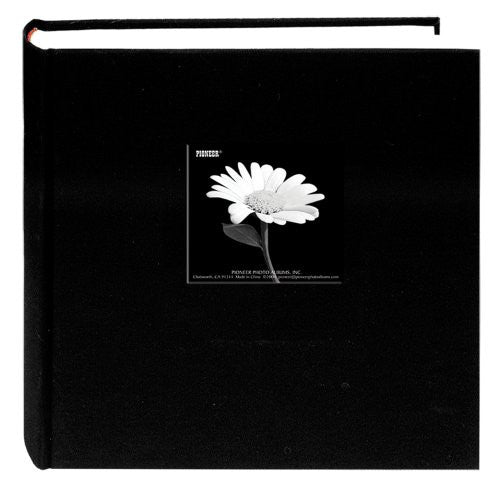 **Fabric Frame Bi-Directional Memo Albums, 5x7, Black