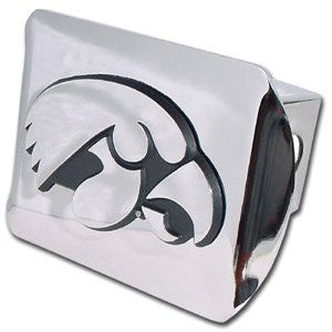 Iowa (Tiger Hawk) Shiny Chrome Hitch Cover