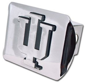 Indiana (“IU”) Shiny Chrome Hitch Cover