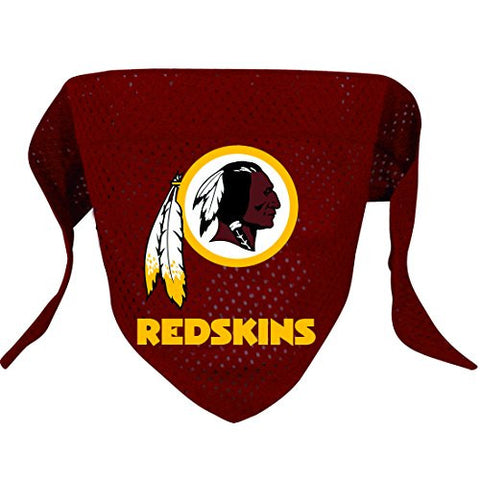 NFL Slip Over Pet Bandanas WS REDSKINS, L