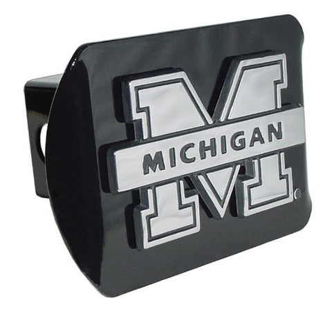 Michigan (“M”) Black Hitch Cover