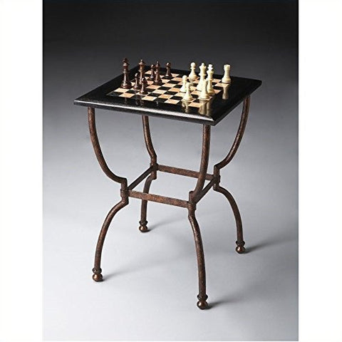 GAME TABLE - Metalworks, 18W x 18D x 25.75H