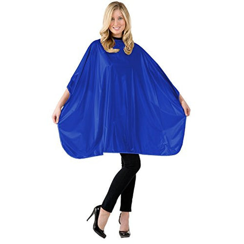 Solid Shampoo Cape Velcro, Blue